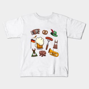 Oktoberfest Elements Kids T-Shirt